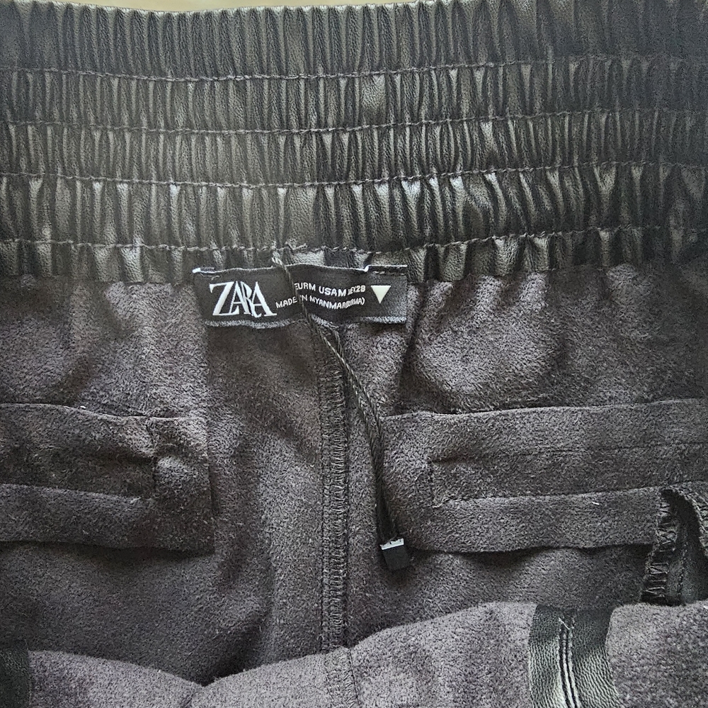 Zara leather pants